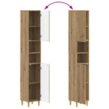 2 Piece Bathroom Cabinet Set ARNHEM Artisan Oak Engineered Wood 3417530