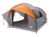 Car Tent Grey and Orange 239 x 210 x 210 cm Polyester and Steel 42028537