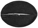 Cushion Cover 6 pcs HEERLEN Anthracite 60 cm Chenille Fabric 922954