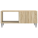 Coffee Table Sonoma Oak 90 x 50 x 40 cm Engineered Wood 894497