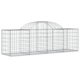Arched Gabion Baskets 20 pcs 200x50x60/80 cm Galvanised Iron 3146293