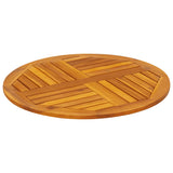 Table Top 70x2 cm Round Solid Wood Acacia 4004249