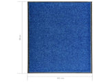 Doormat Washable Blue 60x90 cm 323440