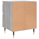 Bedside Cabinets 2 pcs Grey Sonoma 40x35x50 cm Engineered Wood 830665