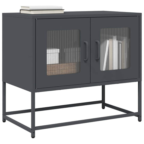 ZNTS TV Cabinet Anthracite 68x39x60.5 cm Cold-rolled Steel 853334