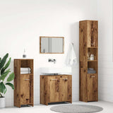 4 Piece Bathroom Furniture Set Old Wood Engineered Wood 3328553