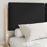 Bed Frame with Upholstered Headboard Black 140 x 190 cm 3398131