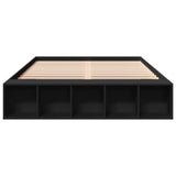 Bed Frame without Mattress Black 150x200 cm King Size 3280560