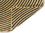 Area Rug Black 60 x 250 cm Jute 42010732