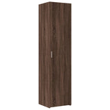 Slim Storage Cabinet Brown Oak 45x42.5x225 cm Engineered Wood 3281293