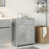Bathroom Cabinet Concrete Grey 60x33x80 cm Engineered Wood 856286