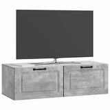 Wall-Mounted TV Cabinet Concrete Grey 98 x 41 x 30 cm 899378