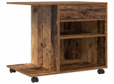 Printer Stand Plain Old Wood 60 x 40 x 68.5 cm Engineered Wood 8004429