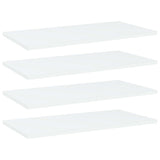 805234 Bookshelf Boards 4 pcs White 60x30x1,5 cm Engineered Wood