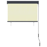 Outdoor Roller Blind 100x250 cm Cream 145959