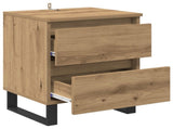 Bedside Cabinet with Drawer 2 pcs Artisan Oak 40 x 35 x 50 cm 881917
