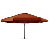 Garden Parasol with Aluminium Pole 600 cm Terracotta 47375