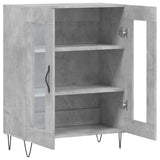 Sideboard Concrete Grey 69.5x34x90 cm Engineered Wood 827784