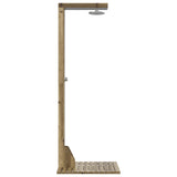 Outdoor Shower 210 cm Impregnated Pine Wood and Stainless Steel 886359