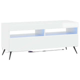 5 Piece LED TV Cabinet High Gloss White Engineered Wood 3416924
