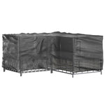 L-Shaped Garden Furniture Covers 2 pcs 16 Eyelets 215x215x90 cm 3155371