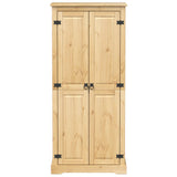 Wardrobe Corona 76x50x170 cm Solid Wood Pine 4002769