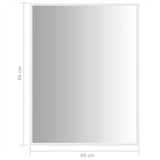 ZNTS Mirror White 80x60 cm 322722