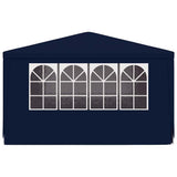 Professional Party Tent with Side Walls 4x4 m Blue 90 g/m 48526