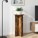 Plant Stand 2 pcs Smoked Oak 40 x 40 x 80 cm Engineered Wood 899704