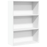 Bookcase White 80x30x114 cm Engineered Wood 857931