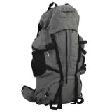 Hiking Backpack Grey 100 L Oxford Fabric 4009975