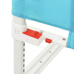 Toddler Safety Bed Rail Blue 190x25 cm Fabric 10214
