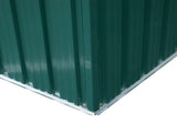 8.5 x 4ft Metal Shed with Lightsky Panels, Garden Storage Tool House with Double Doors for Garden, T3398P318750