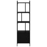 Bookcase Black Oak 44.5 x 30 x 154.5 cm Engineered Wood 882154
