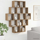 Wall Shelf Artisan Oak 120 x 20 x 136 cm Engineered Wood 8012163