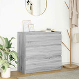 Sideboard Grey Sonoma 80x35x76 cm Engineered Wood 861738