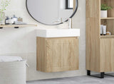 Bathroom Vanity Unit with Tap Sonoma Oak 45.5 x 25.5 x 84 cm 889493