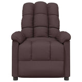 Recliner Chair Dark Brown Fabric 289801