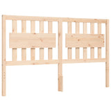 Bed Frame without Mattress King Size Solid Wood Pine 3192431