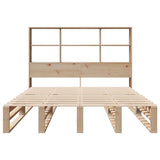 Bookcase Bed without Mattress 120x200 cm Solid Wood 3323917