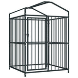 Outdoor Dog Kennel with Roof 120x120x150 cm 145762