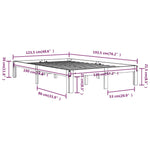 Bed Frame without Mattress 120x190cm Small Double 810335