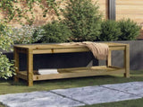 Garden Bench 108x35x45 cm Impregnated Wood Pine 832386