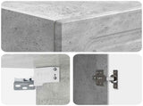 Cabinet Set 2 pcs Concrete Grey Engineered Wood 3416955