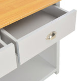 Console Table Grey 97x35x76 cm 283741