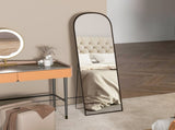 162cm Aluminium Frame Standing Mirror - Black T3398P344868
