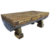 Coffee Table Mixed Recycled Wood 90x50x35 cm 244500