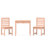 3 Piece Garden Bistro Set Solid Wood Douglas 3154676
