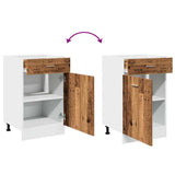 Drawer Bottom Cabinet Lyon Old Wood 50x46x81.5 cm Engineered Wood 856086