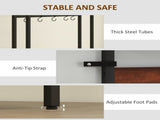 5-In-1 Industrial-Style Hallway Tree - Brown/Black T3398P377979